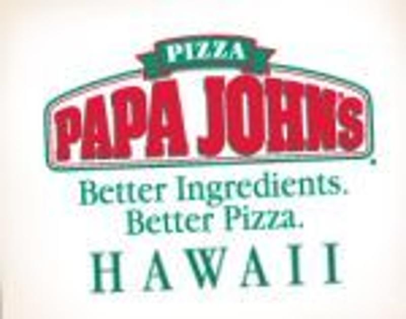 Papa Johns Hawaii Coupons & Promo Codes